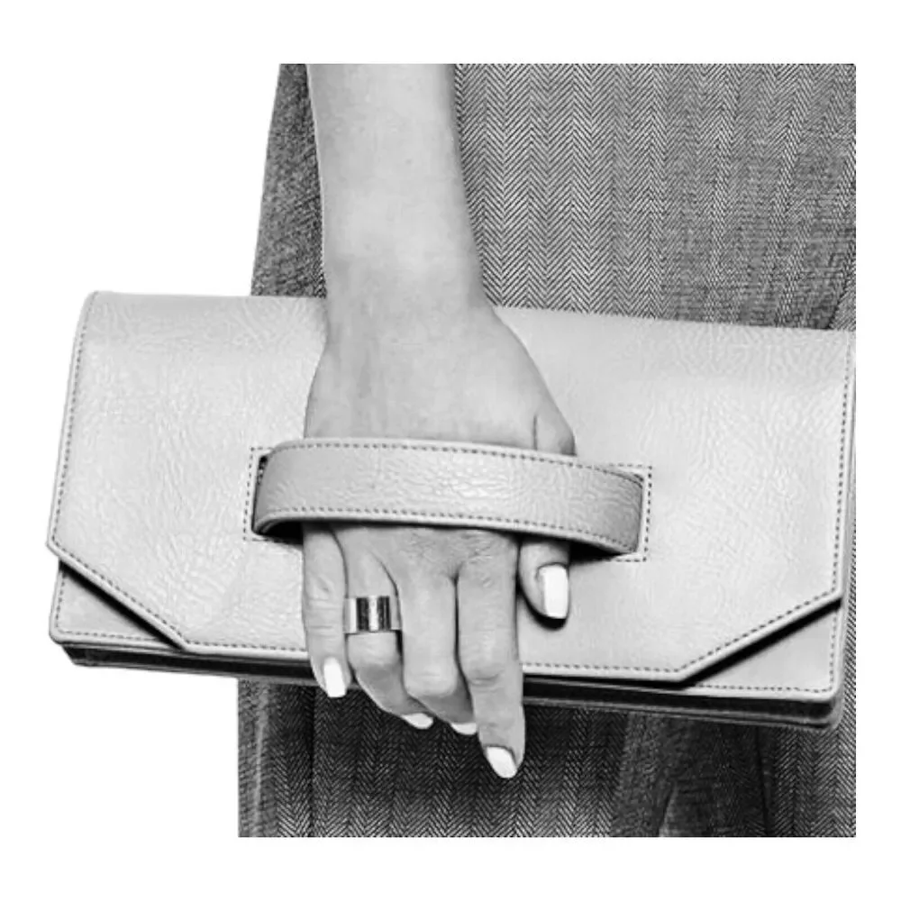 Matt and Nat Bag Women's Natural Abiko Fold Over Clutch Hand Grab‎ Pink Clay